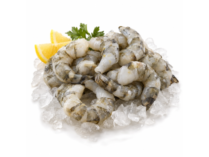 Krevety black tiger 13/15, vyloupané, čištěné 1kg — Produktová fotografie