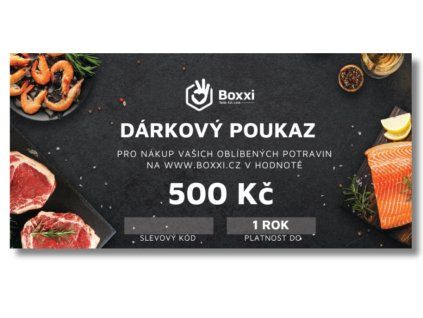 Dárkový poukaz 500 Kč — Produktová fotografie
