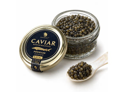 Kaviár Amur royal malossol 50 g — Produktová fotografie