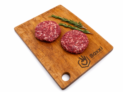Stařené hovězí burgery 2x200g — Produktová fotografie