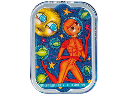 Francouzské sardinky "Mlle Lulu sous les étoiles", 2024, 115g — Produktová fotografie