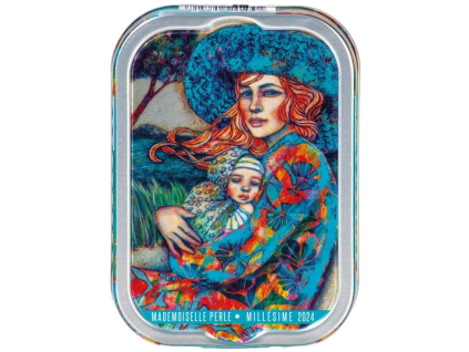 Francouzské sardinky "Mlle Perle et la naissance d'Ulysse", 2024, 115g — Produktová fotografie