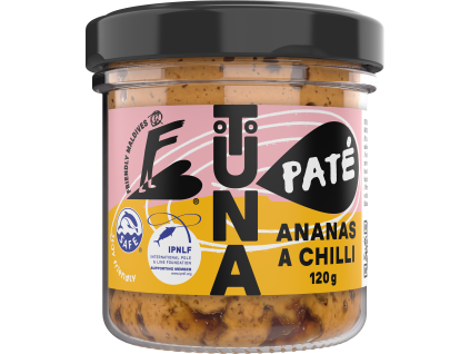 Friendly Maldives Tuna Paté s ananasem a chilli 120g — Produktová fotografie