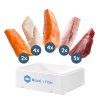 Prémiový rybí box 3,25 kg s rybami a mořskými plody — BOXXI